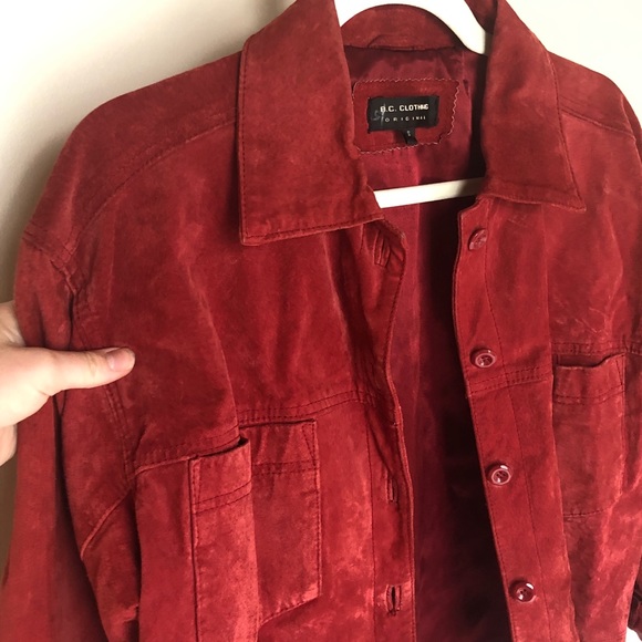 90s SUEDE LEATHER SHACKET - Picture 6 of 15